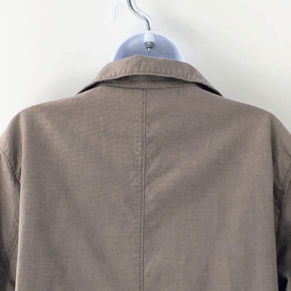 Banana Republic Women Utility Field Jacket Brown Cotton Unlined Lightweight Sz S - Picture 7 of 13